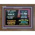 LORD OF HOSTS ONLY HOPE OF SAFETY  Unique Scriptural Wooden Frame  GWF9565  "45X33"