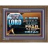 JEHOVAH LORD ALL POWERFUL IS HOLY  Righteous Living Christian Wooden Frame  GWF9568  "45X33"