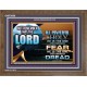 JEHOVAH LORD ALL POWERFUL IS HOLY  Righteous Living Christian Wooden Frame  GWF9568  