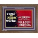 MANY ARE THY WONDERFUL WORKS O LORD  Children Room Wooden Frame  GWF9580  