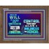 THE WILL OF GOD SANCTIFICATION HOLINESS AND RIGHTEOUSNESS  Church Wooden Frame  GWF9588  "45X33"