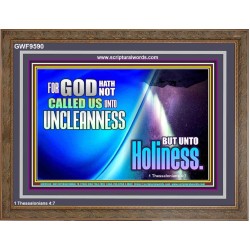 CALL UNTO HOLINESS  Sanctuary Wall Wooden Frame  GWF9590  "45X33"