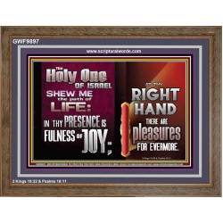 SHEW ME THE PATH OF LIFE O LORD MY GOD  Bible Verse Online  GWF9897  "45X33"