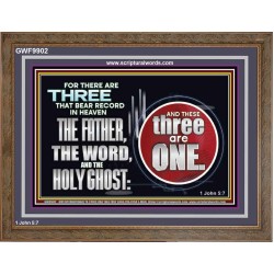 THE THREE THAT BEAR RECORD IN HEAVEN  Modern Wall Art  GWF9902  "45X33"