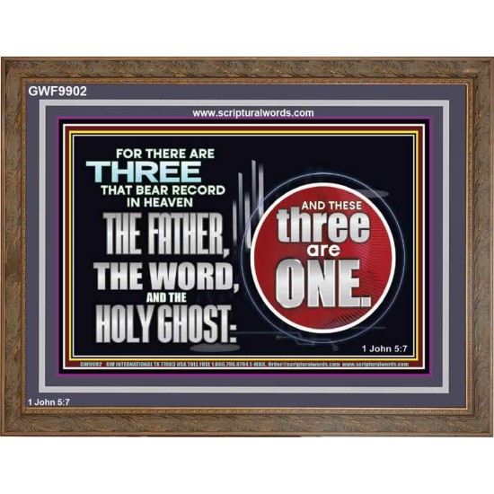 THE THREE THAT BEAR RECORD IN HEAVEN  Modern Wall Art  GWF9902  