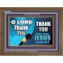 THANK YOU OUR LORD JESUS CHRIST  Custom Biblical Painting  GWF9907  "45X33"