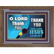 THANK YOU OUR LORD JESUS CHRIST  Custom Biblical Painting  GWF9907  