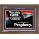 JESUS CHRIST THE SPIRIT OF PROPHESY  Encouraging Bible Verses Wooden Frame  GWF9952  