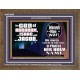 JEHOVAH IS A MAN OF WAR PRAISE HIS HOLY NAME  Encouraging Bible Verse Wooden Frame  GWF9955  