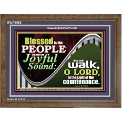 DO YOU KNOW THE JOYFUL SOUND  Sciptural Décor  GWF9983  "45X33"