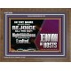 EXALTED IN THY RIGHTEOUSNESS  Bible Verse Wooden Frame  GWF9984  