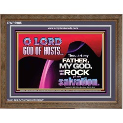 THOU ART MY FATHER MY GOD  Bible Verse Wooden Frame  GWF9985  "45X33"