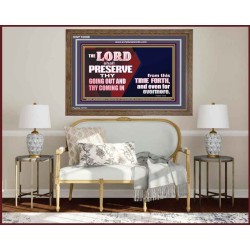 THY GOING OUT AND COMING IN IS PRESERVED  Wall Décor  GWF10088  "45X33"