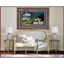 THE LORD WILL UNDO ALL THY AFFLICTIONS  Custom Wall Scriptural Art  GWF10301  "45X33"