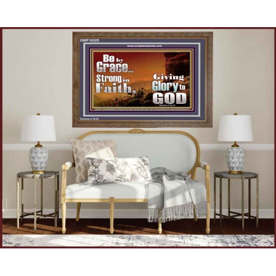 BE BY GRACE STRONG IN FAITH  New Wall Décor  GWF10325  