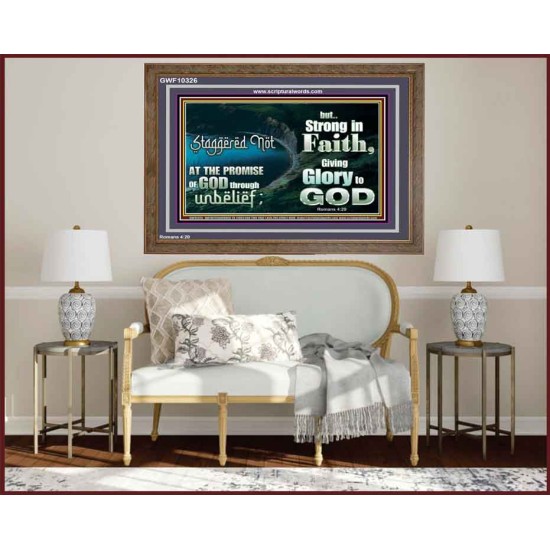 STAGGERED NOT AT THE PROMISE  Art & Décor Wooden Frame  GWF10326  