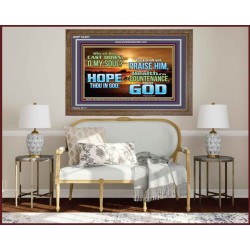WHY ART THOU CAST DOWN O MY SOUL  Large Scripture Wall Art  GWF10351  "45X33"