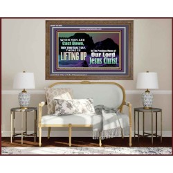 THOU SHALL SAY LIFTING UP  Ultimate Inspirational Wall Art Picture  GWF10353  "45X33"