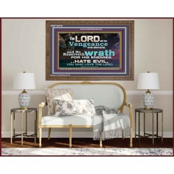 HATE EVIL YOU WHO LOVE THE LORD  Children Room Wall Wooden Frame  GWF10378  "45X33"