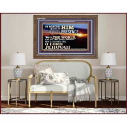 WHO IS LIKE UNTO THEE OUR LORD JEHOVAH  Unique Scriptural Picture  GWF10381  "45X33"