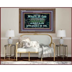 UNGODLINESS AND UNRIGHTEOUSNESS OUTLAW IN ETERNITY  Righteous Living Christian Wooden Frame  GWF10402  "45X33"