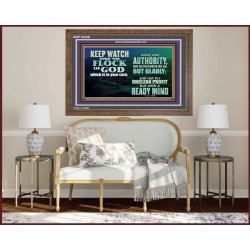WATCH THE FLOCK OF GOD IN YOUR CARE  Scriptures Décor Wall Art  GWF10439  "45X33"