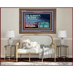 DO YOU WANT BLESSINGS OF THE DEEP  Christian Quote Wooden Frame  GWF10463  "45X33"