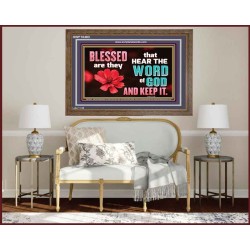 BE DOERS AND NOT HEARER OF THE WORD OF GOD  Bible Verses Wall Art  GWF10483  "45X33"