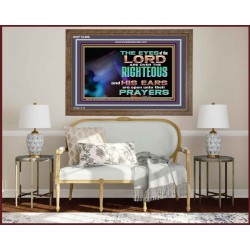 THE EYES OF THE LORD ARE OVER THE RIGHTEOUS  Religious Wall Art   GWF10486  "45X33"