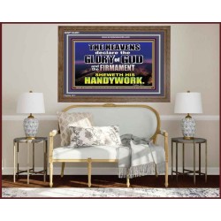 THE HEAVENS DECLARE THE GLORY OF THE LORD  Christian Wall Art Wall Art  GWF10491  "45X33"