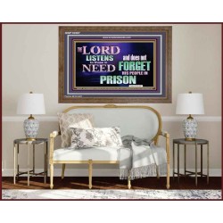 THE LORD NEVER FORGET HIS CHILDREN  Christian Artwork Wooden Frame  GWF10507  "45X33"