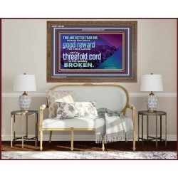 TWO ARE BETTER THAN ONE  Contemporary Christian Wall Art Wooden Frame  GWF10548  "45X33"