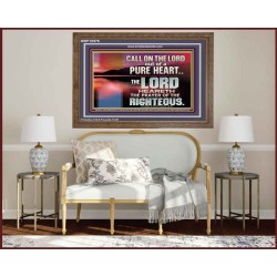 CALL ON THE LORD OUT OF A PURE HEART  Scriptural Décor  GWF10576  "45X33"