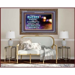 JEHOVAH OUR GOD WHO PARDONETH INIQUITIES AND DELIGHTETH IN MERCIES  Scriptural Décor  GWF10578  "45X33"
