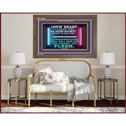 A NEW HEART ALSO WILL I GIVE YOU  Custom Wall Scriptural Art  GWF10608  