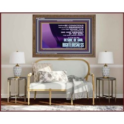 DOING THE DESIRE OF GOD LEADS TO RIGHTEOUSNESS  Bible Verse Wooden Frame Art  GWF10628  "45X33"