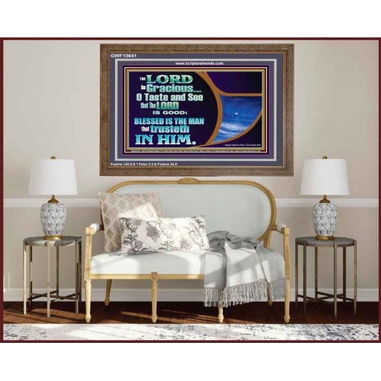 BLESSED IS THE MAN THAT TRUSTETH IN THE LORD  Scripture Wall Art  GWF10641  