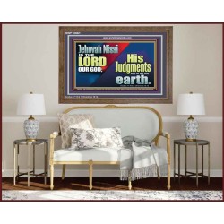 JEHOVAH NISSI IS THE LORD OUR GOD  Sanctuary Wall Wooden Frame  GWF10661  "45X33"