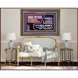 ABBA FATHER SHALL SCATTER ALL OUR ENEMIES AND WE SHALL REJOICE IN THE LORD  Bible Verses Wooden Frame  GWF10740  