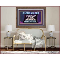 DELIVER ME FROM BLOODGUILTINESS  Religious Wall Art   GWF11741  "45X33"