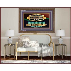 THE LORD HATH REMEMBERED HIS COVENANT FOR EVER  Ultimate Power Wooden Frame  GWF12020  "45X33"
