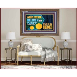 DELIVER ME NOT OVER UNTO THE WILL OF MINE ENEMIES  Children Room Wall Wooden Frame  GWF12024  "45X33"