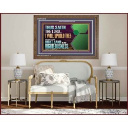 I WILL UPHOLD THEE WITH THE RIGHT HAND OF MY RIGHTEOUSNESS  Bible Scriptures on Forgiveness Wooden Frame  GWF12079  "45X33"