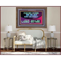 THE LORD WILL DO GREAT THINGS  Custom Inspiration Bible Verse Wooden Frame  GWF12147  "45X33"
