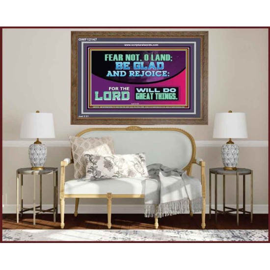 THE LORD WILL DO GREAT THINGS  Custom Inspiration Bible Verse Wooden Frame  GWF12147  
