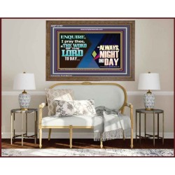 THE WORD OF THE LORD TO DAY  New Wall Décor  GWF12151  "45X33"