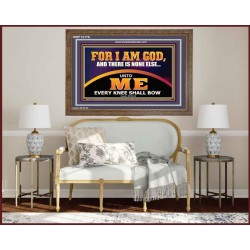 UNTO ME EVERY KNEE SHALL BOW  Scripture Wall Art  GWF12176  "45X33"