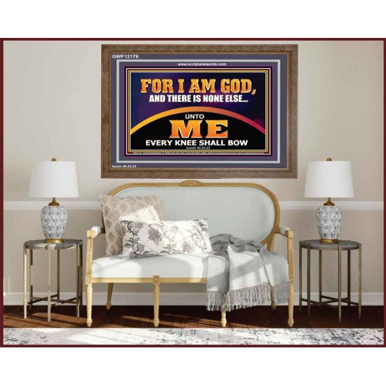 UNTO ME EVERY KNEE SHALL BOW  Scripture Wall Art  GWF12176  