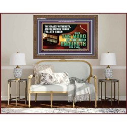 THE WORD OF THE LORD ENDURETH FOR EVER  Sanctuary Wall Wooden Frame  GWF12434  "45X33"