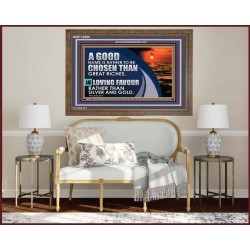 LOVING FAVOUR RATHER THAN SILVER AND GOLD  Christian Wall Décor  GWF12955  "45X33"